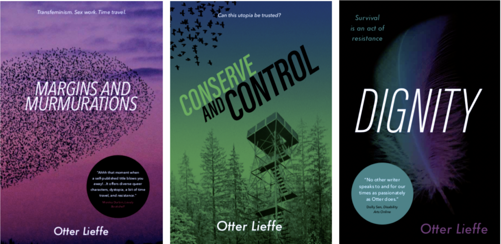 Novels by trans fiction author, Kes Otter Lieffe